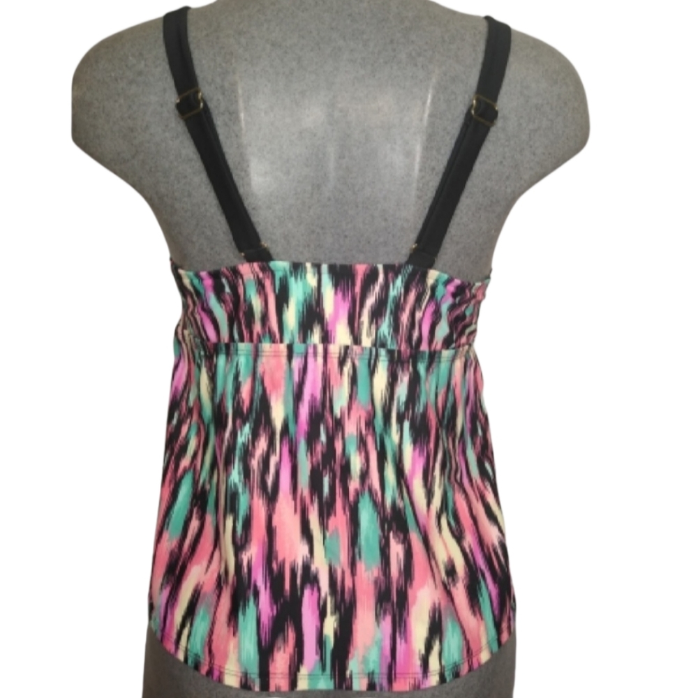 Ava & viv colorfully bikini top plus size '14 W". - Picture 2 of 7